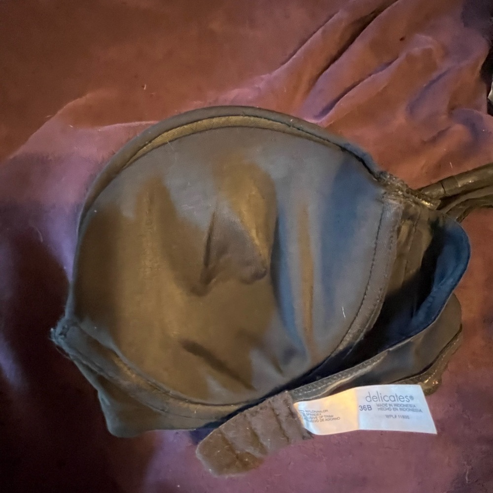 Strapless bra black 36B